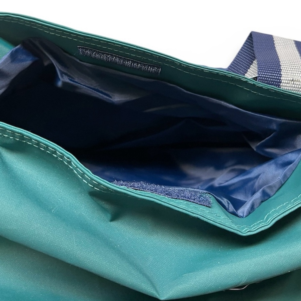 Life Is Good Blue and Green Tote with Fun Graphic - Picture 6 of 8